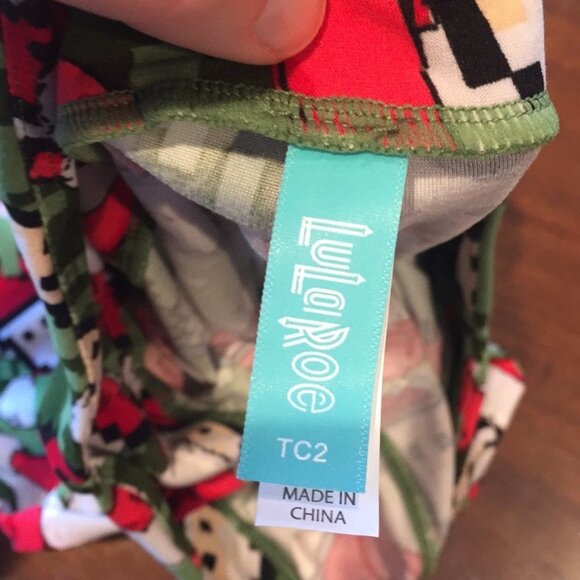 TC2 NWOT LuLaRoe Leggings Christmas - Picture 3 of 3